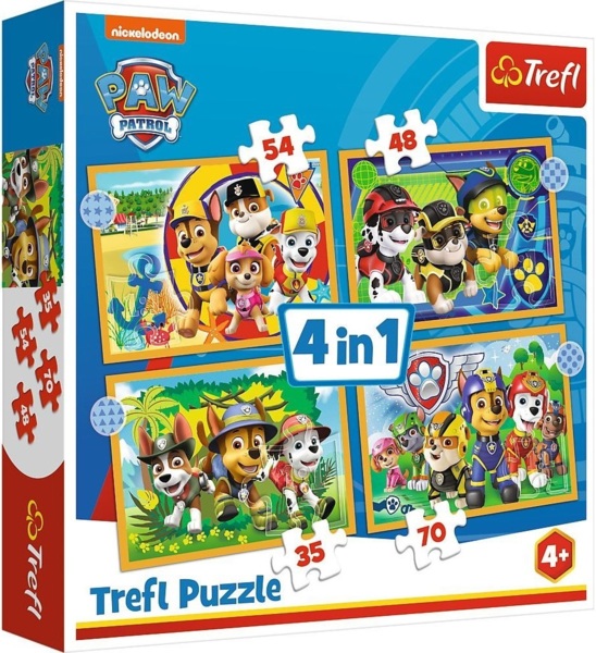 Trefl Pazly 4In1 Paw Patrol Svyato U Shchenyachogo Patrulya