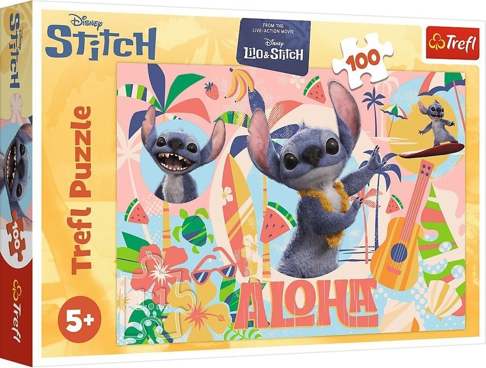 Пазлы Trefl Disney Stitch The Movie Стич и друзья 100 элементов (5900511164954) фото 1
