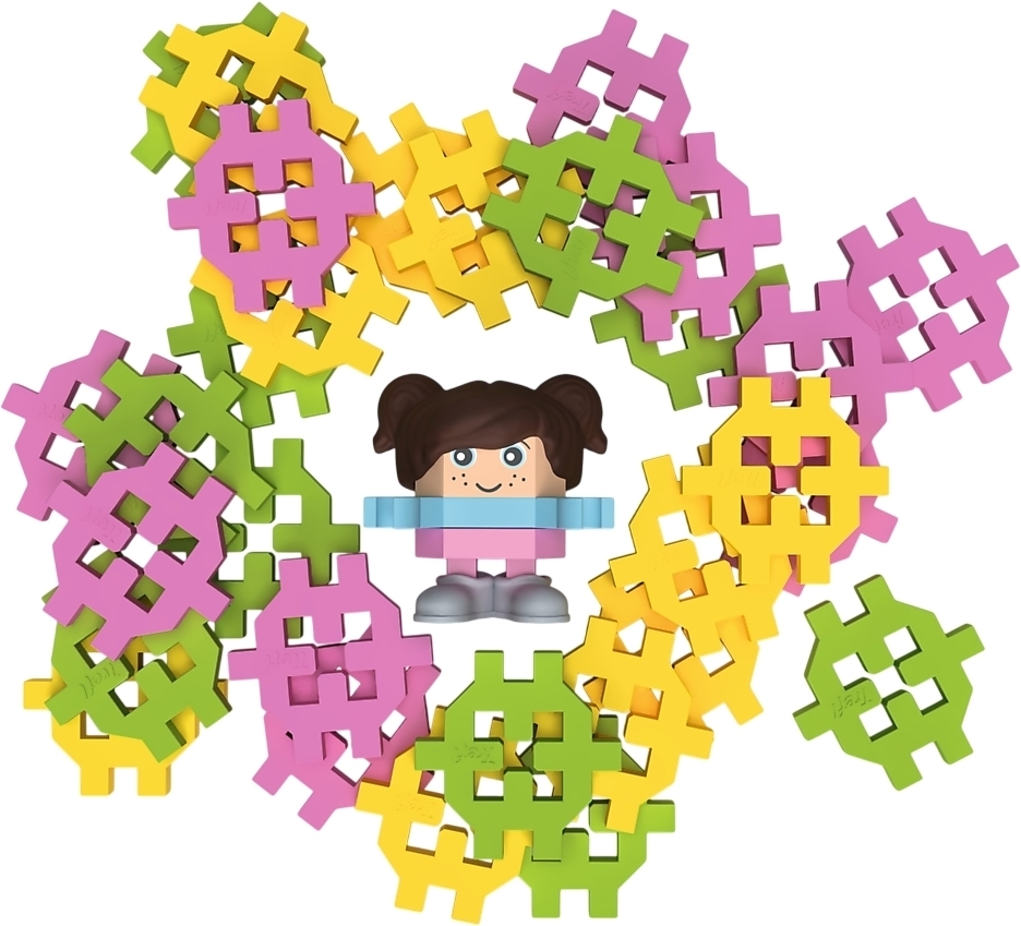 Trefl Connect конструктор, 35 дет. (з ігровою фігуркою Bea) (5900511620047)фото1