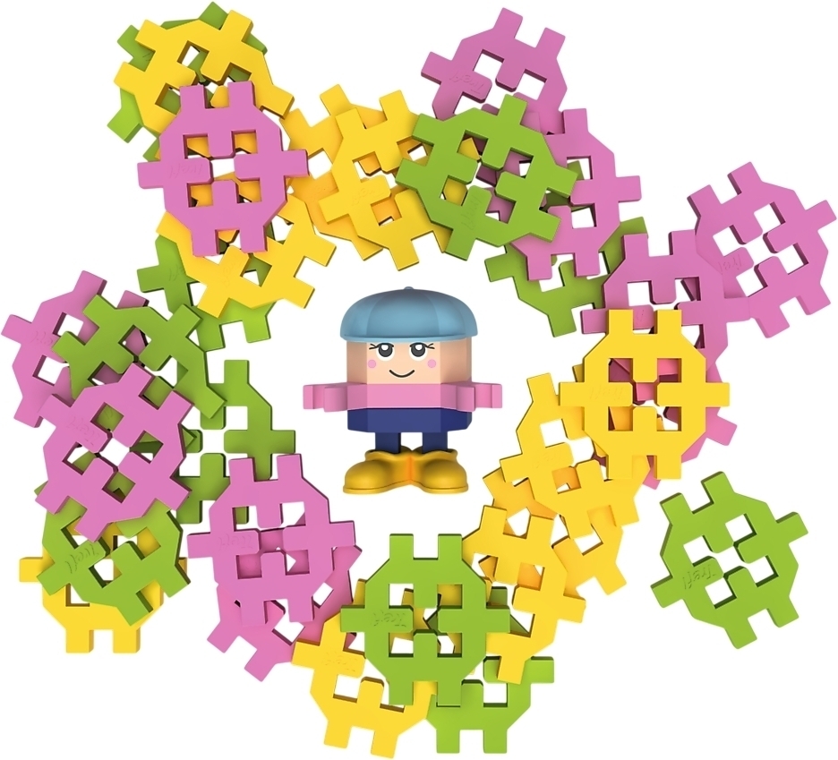 Trefl Connect конструктор, 35 дет. (з ігровою фігуркою Zoe) (5900511619805)фото1