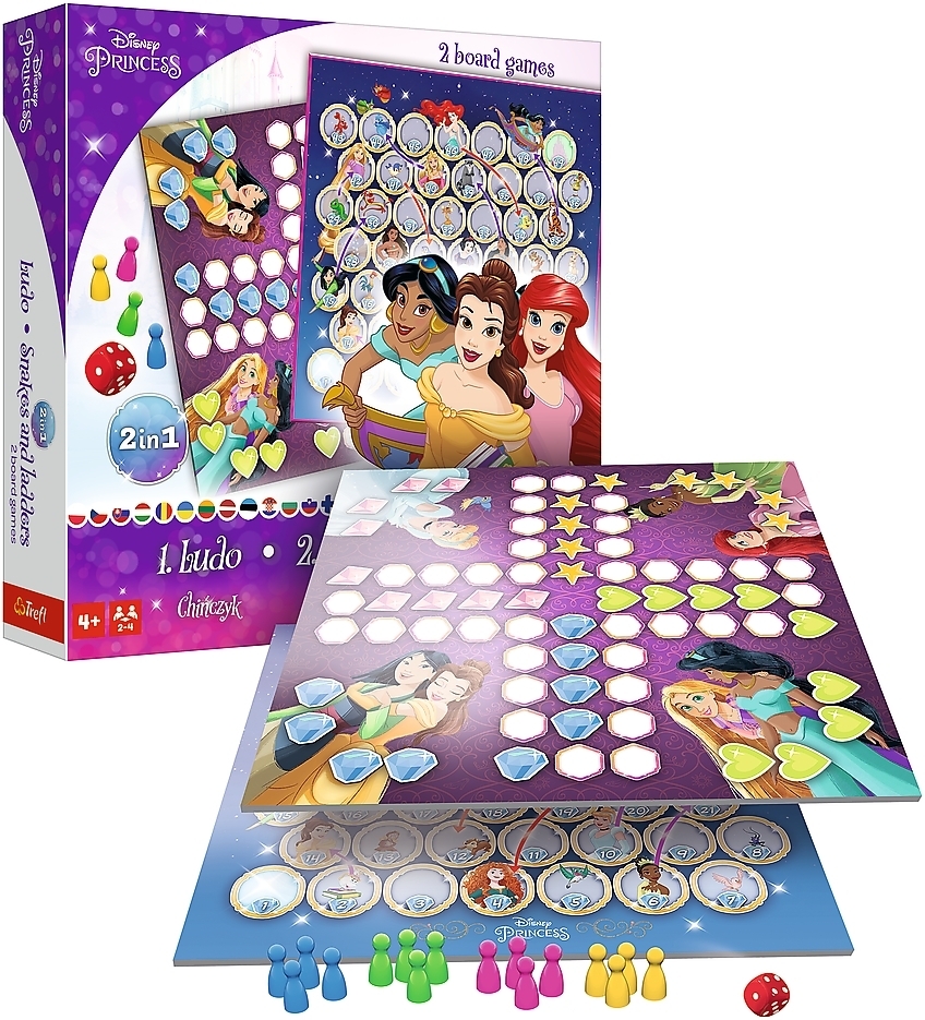 Trefl Настільна гра 2в1 Принцеси Дісней (5900511024180)фото1