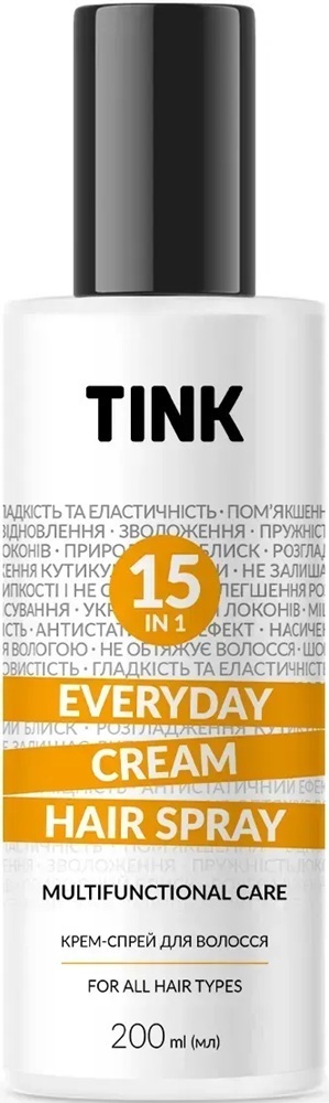 Крем-спрей для волосся Tink Cream hair spray 200 млфото1