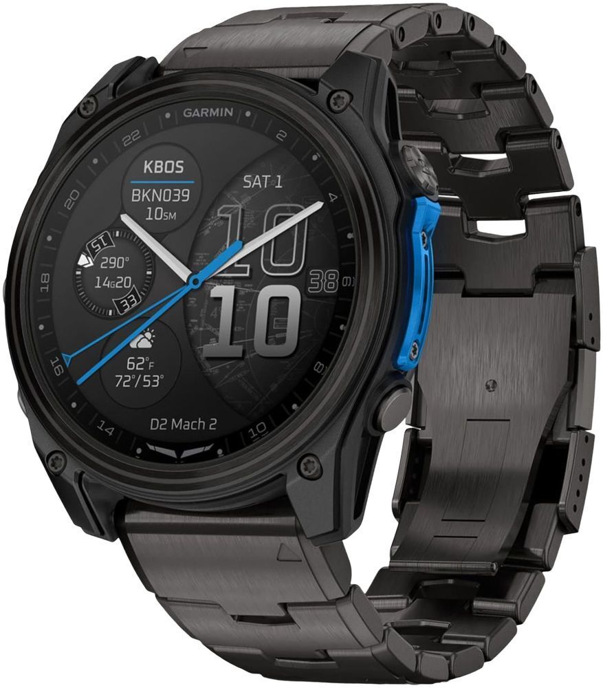 Смарт-часы Garmin D2 Mach 2 51mm Saph CrbnGry Ti/Blk w/TiBd (010-02905-31) фото 1
