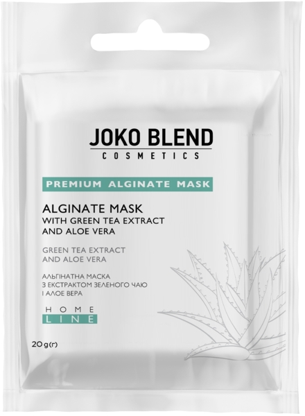 

Альгинатная маска Joko Blend успокаивающая с экстрактом зеленого чая и алоэ вера 20 г