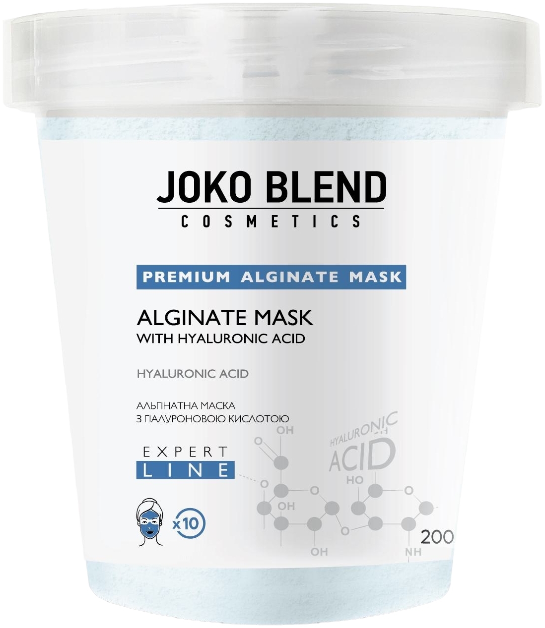 Альгинатная маска Joko Blend с гиалуроновой кислотой 200 г фото 1