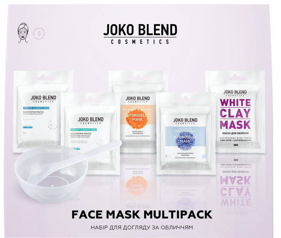 Набір для догляду за обличчям Joko Blend Face Mask Multipackфото1