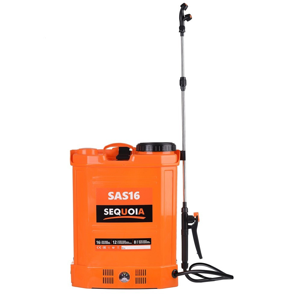 Опрыскиватель аккумуляторный SEQUOIA SAS16 16л 12В 1х8А·час (SAS16) фото 1