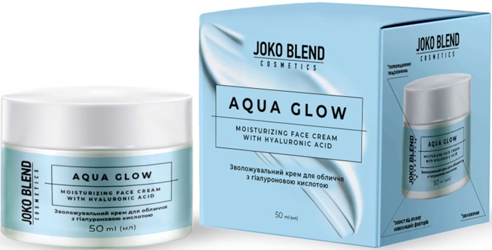 Увлажняющий крем для лица Joko Blend Aqua Glow с гиалуроновой кислотой 50 мл фото 1
