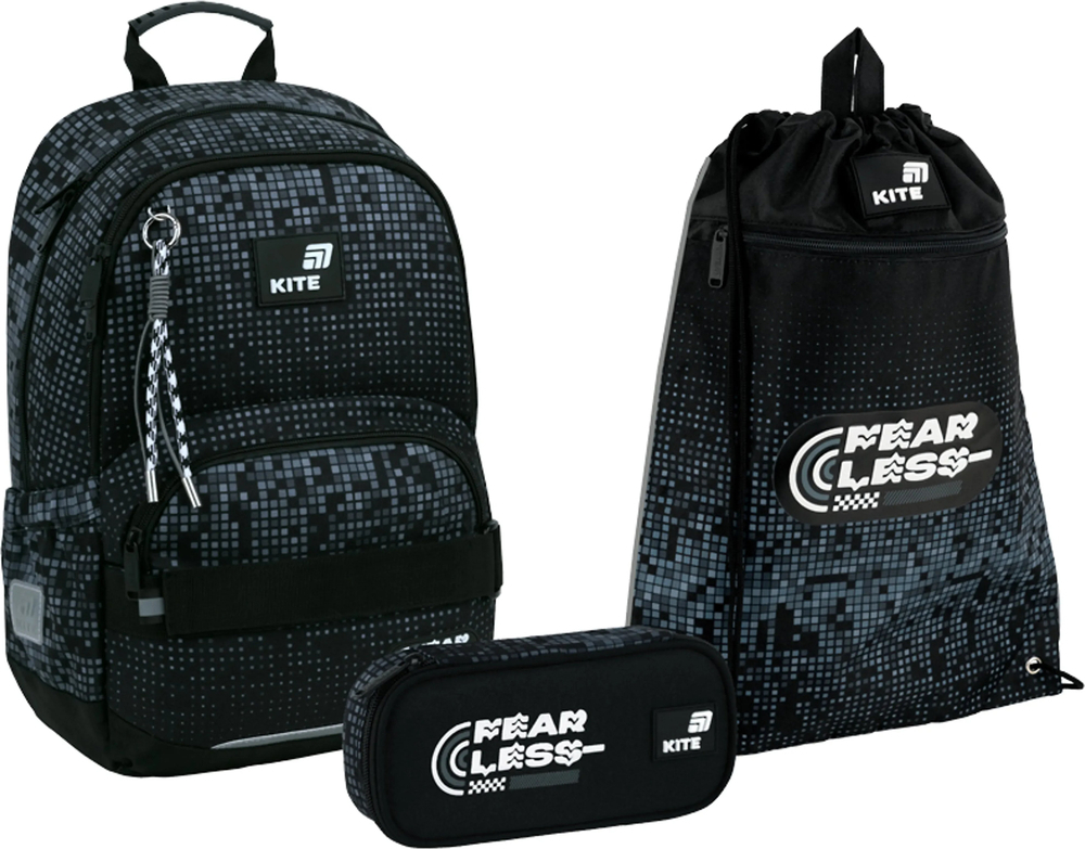 Школьный набор Kite Education Fearless SET_K26-585M-3 (рюкзак, пенал, сумка) фото1