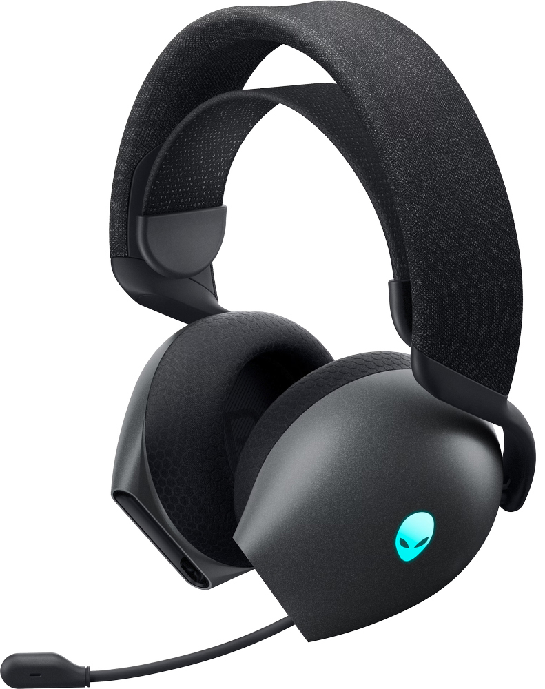 Игровая гарнитура Dell Alienware Tri-Mode Wireless AW725H Black (545-BBFW) фото 1