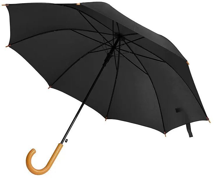 Парасоля-тростина Bergamo Promo 45100-3 чорна