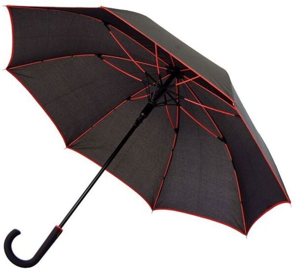 Парасоля-тростина Line Art Line 7130005 чорна/червонафото