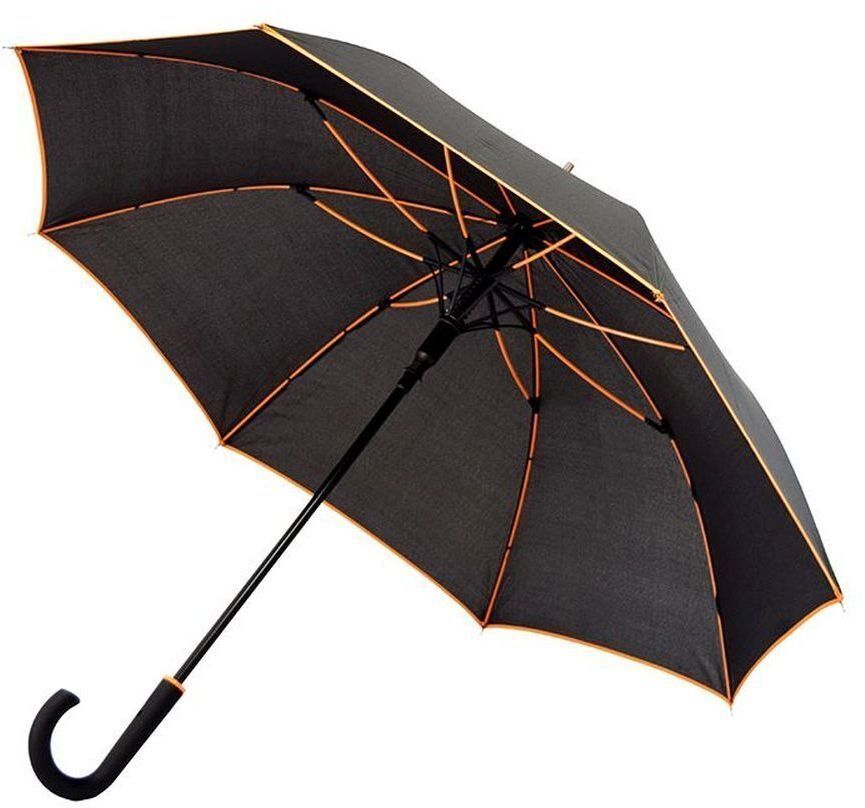 Парасоля-тростина Line Art Line 7130010 чорна/помаранчевафото1