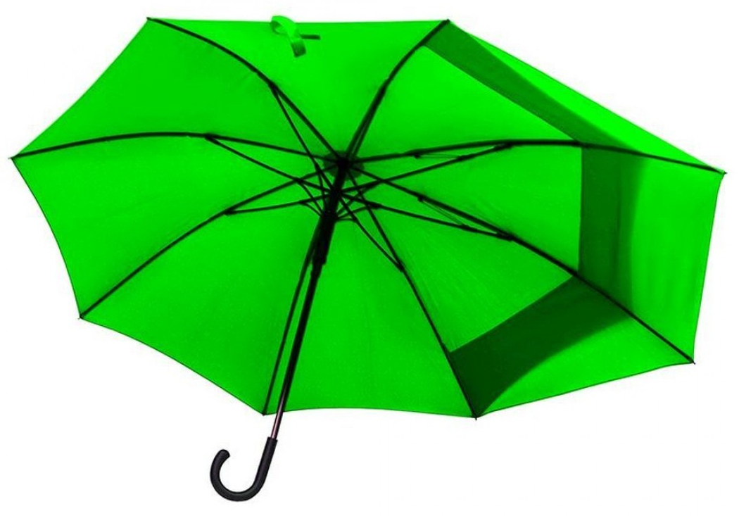 Зонт-трость Line Art Backsafe 45250-9 зеленые фото 1