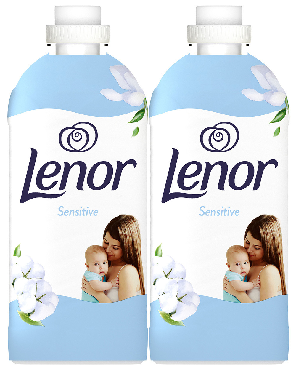 Кондиціонер для білизни Lenor Для чутливої шкіри 2 шт x 1.239 лфото1