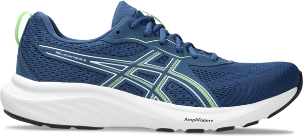 

Кроссовки для бега мужские Asics Gel-Contend 9 1011B881-407 46,5 (12 US) синие/салатовые