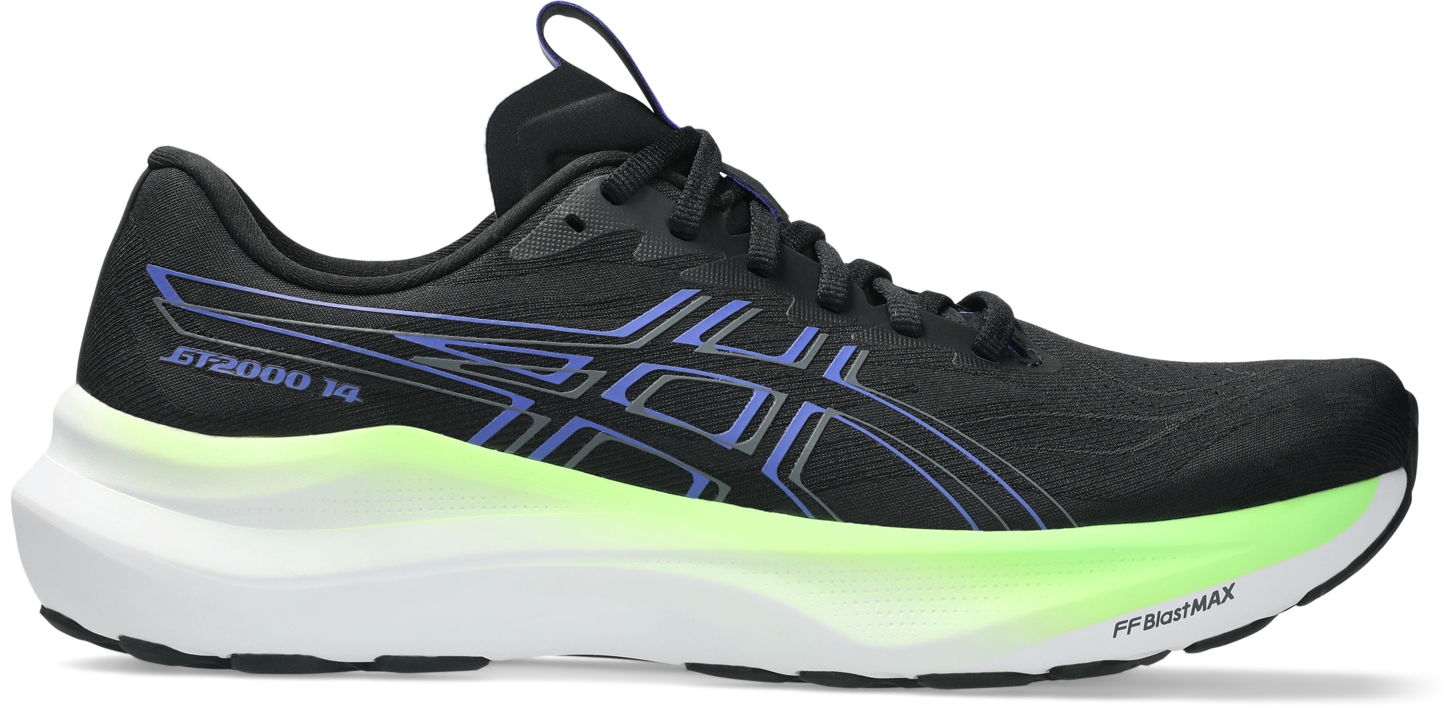 Кроссовки для бега мужские Asics Gt-2000 14 1011C056-004 43.5 (9.5 US) черные/зеленые фото 1