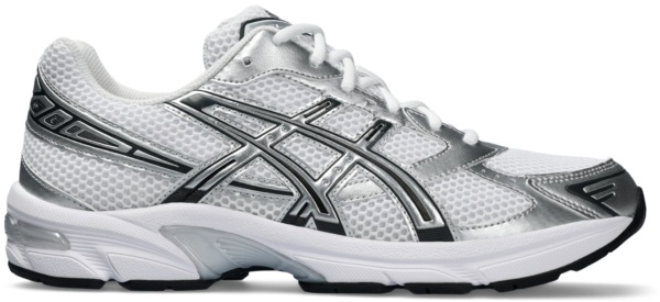 Кроссовки Asics Gel-1130 1201B020-100 40 (7 US) белые/серебреные фото 