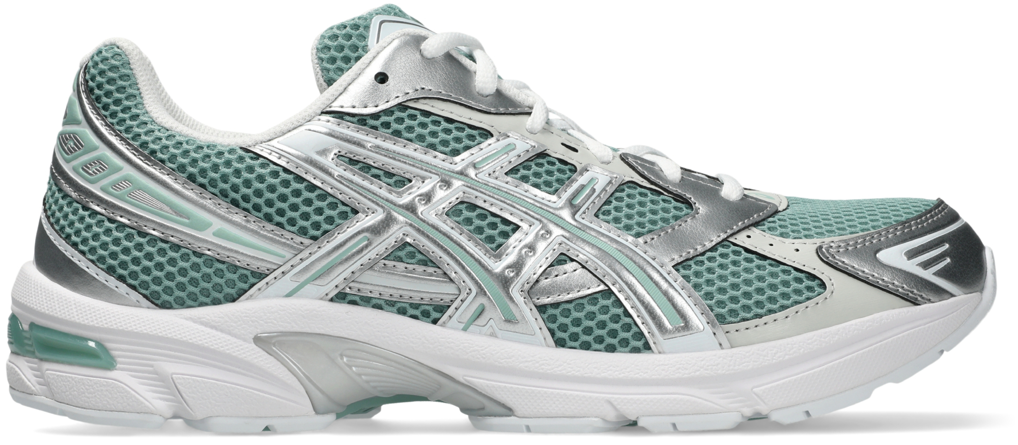 Кроссовки Asics Gel-1130 1203A609-300 41,5 (8 US) белые/бирюзовые фото 2