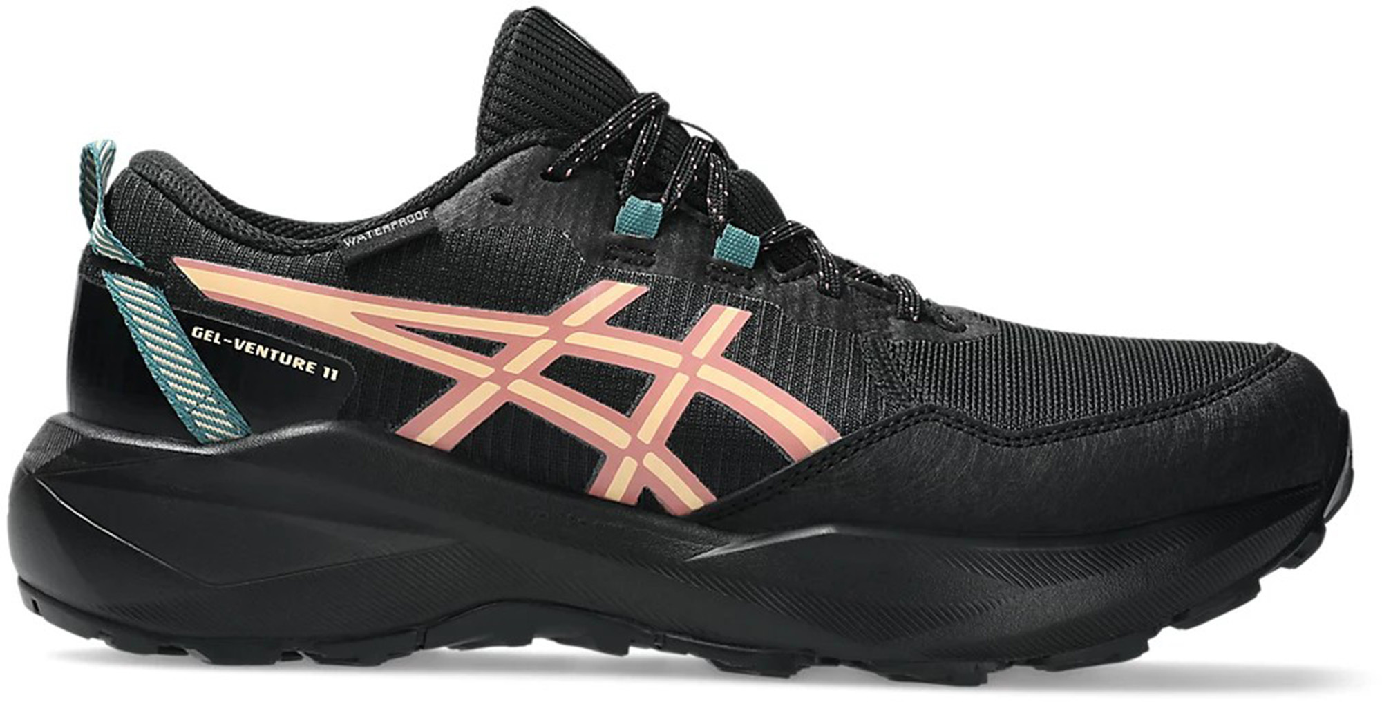 Кроссовки трейл женкие Asics Gel-Venture 11 Waterproof 1012B934-001 37.5 (6.5 US) черные фото 1