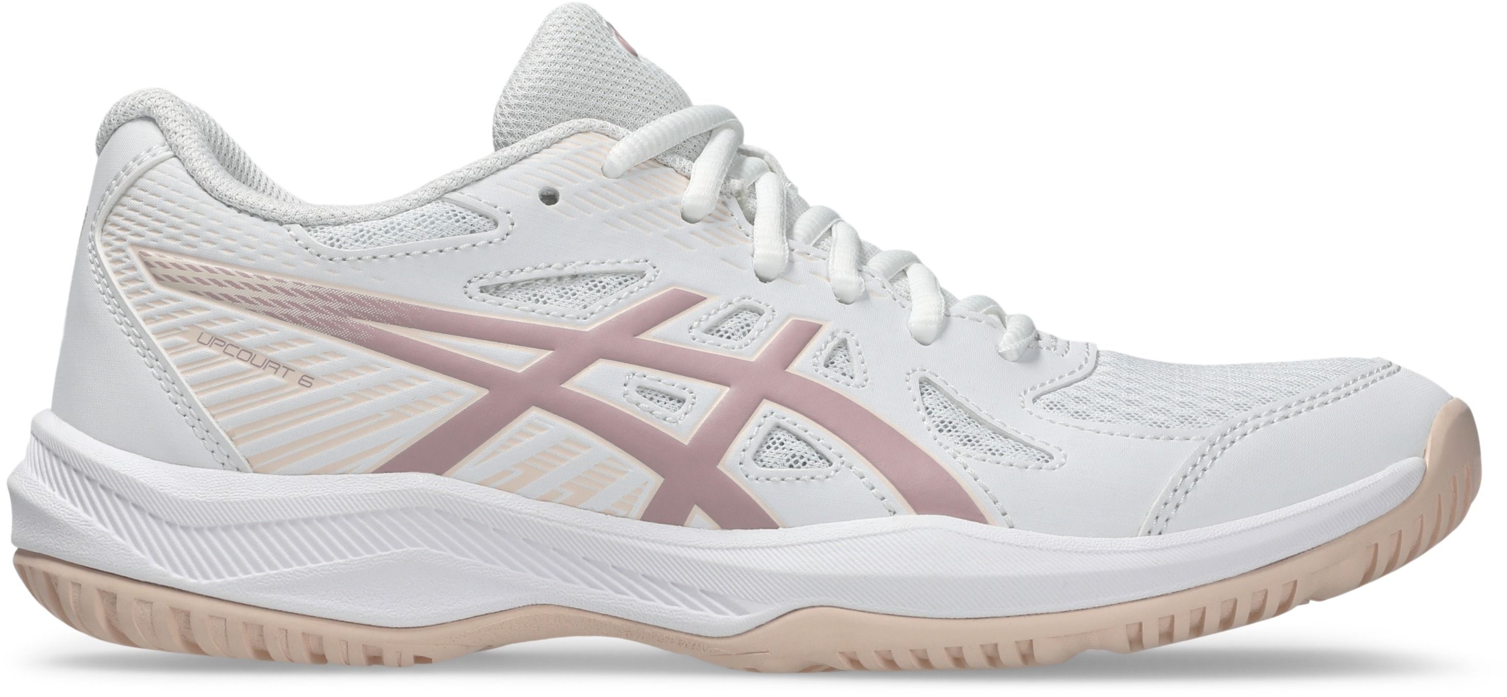 Кроссовки волейбольные женкие Asics Upcourt 6 1072A107-104 40.5 (9 US) молочные фото 1