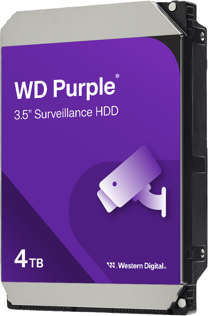 Жесткий диск WD 4TB 3.5" 128MB SATA Purple Surveillance (WD44PURZ) фото 1