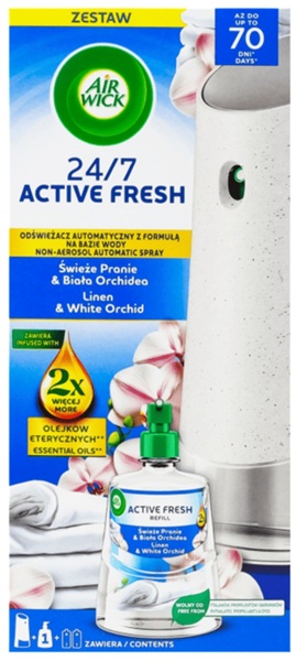 Osvizhuvach Povitrya Air Wick Active Fresh Avtomatychnyy Rankova Svizhist Ta Kvity Orkhideyi