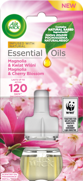 Zminnyy Flakon Air Wick Do Elektrychnogo Aromatyzatora Povitrya Magnoliya Ta Kvitucha Vyshnya