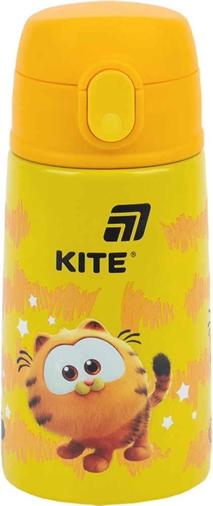 Термос Kite с трубочкой 400мл, Garfield, GF25-1261 фото 1