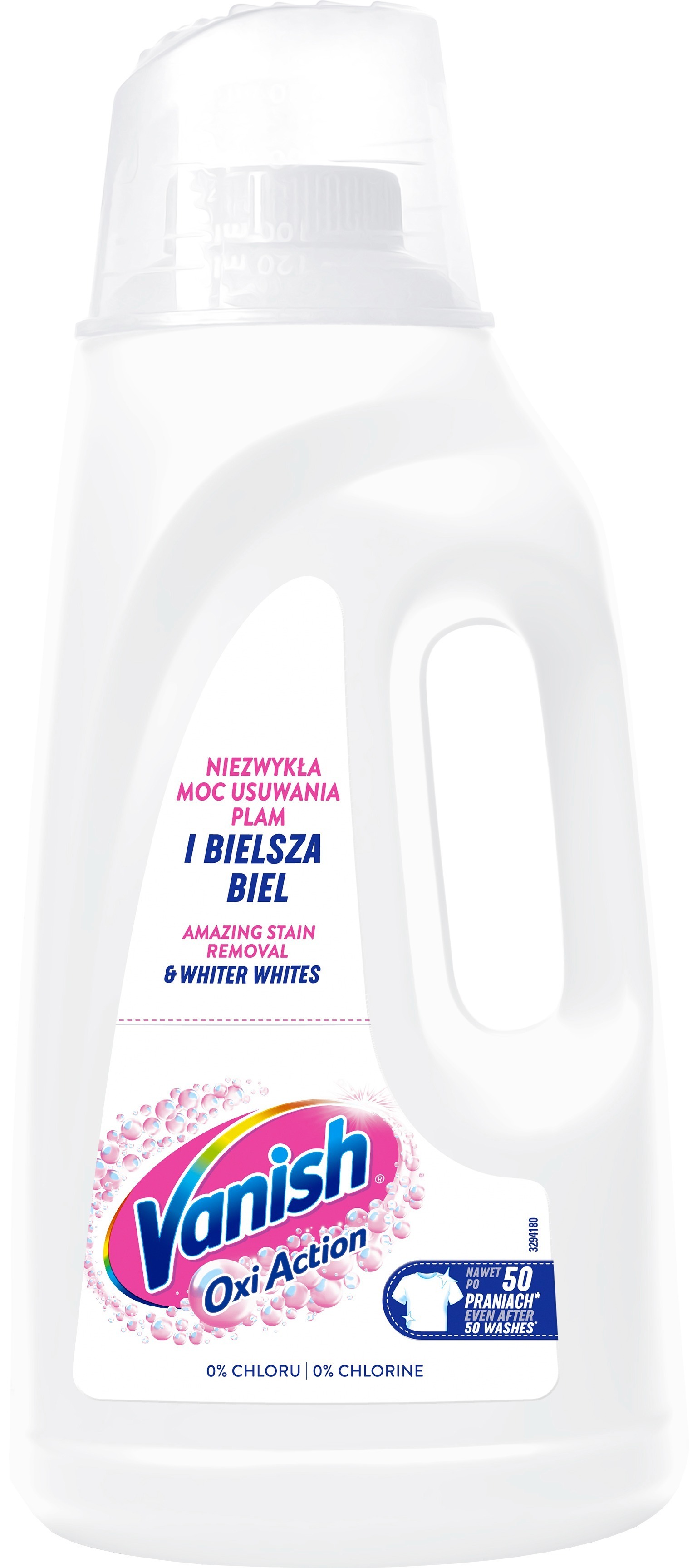 Засіб для виведення плям Vanish Oxi Action Кришталева білизна 2 лфото1