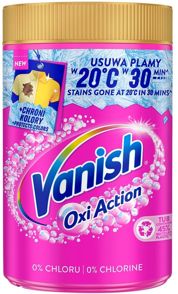 Пятновыводитель Vanish Oxi Action порошкообразный 1,4 кг фото 1