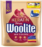 Капсулы для стирки Woolite Кератин для цветных тканей 33 шт