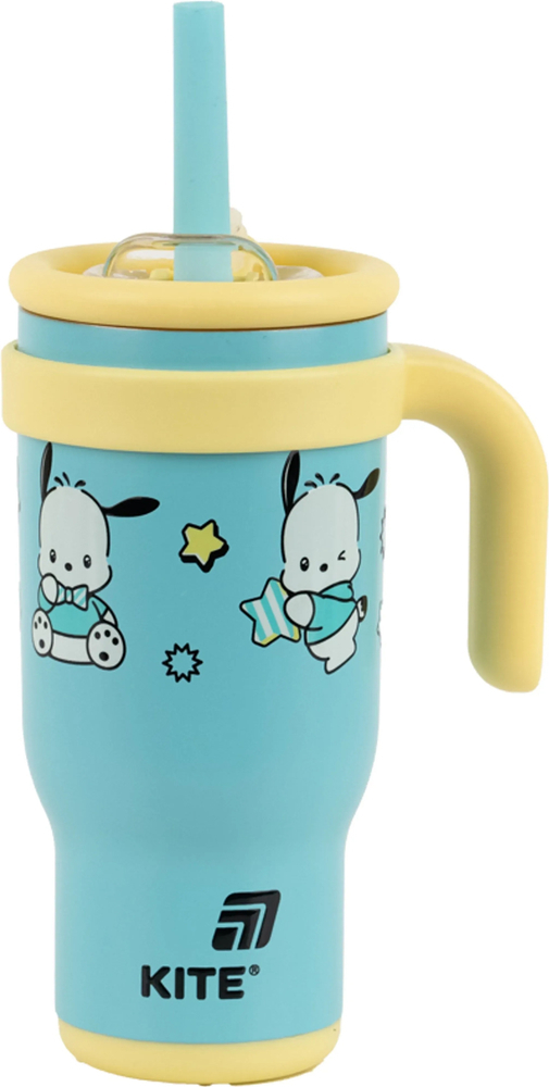 Термокружка с трубочкой Kite, 530мл, Pochacco, PC25-1266 фото 1