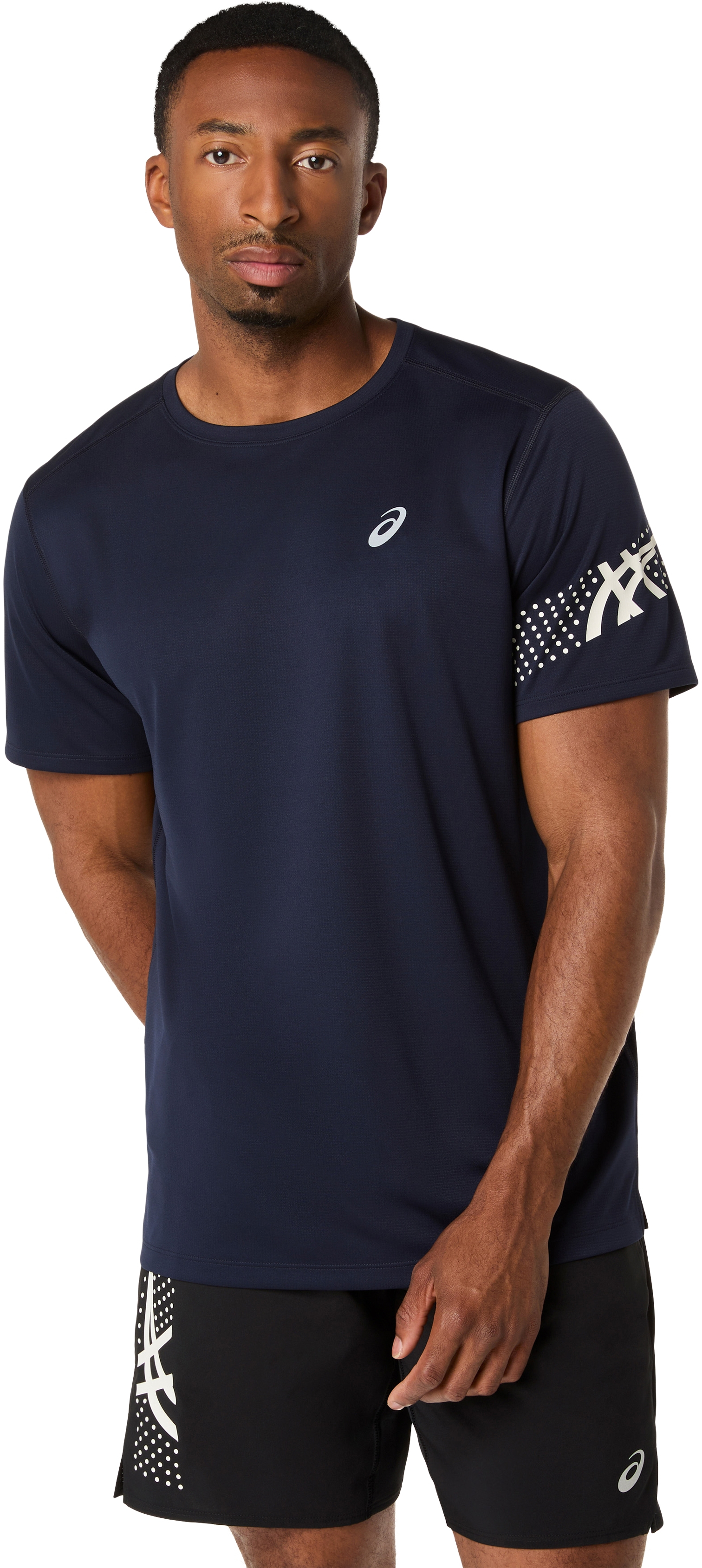 Футболка мужская Asics Icon Ss Top 2011D458-401 S темно-темно-синяя фото 1