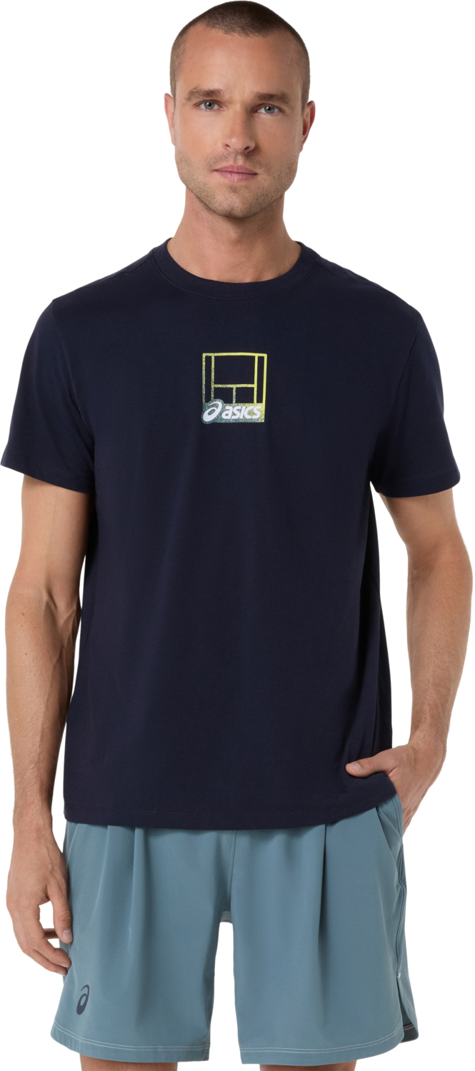 Футболка мужская Asics Court Core Graphic Tee 2041A355-401 L синяя