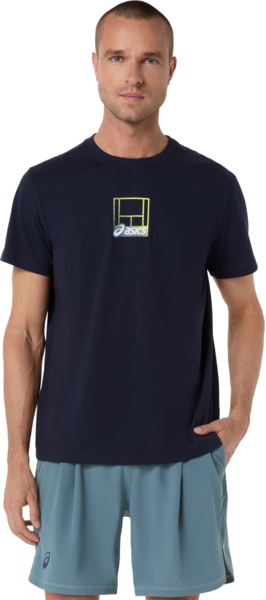 Футболка мужская Asics Court Core Graphic Tee 2041A355-401 XL синяя