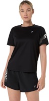 Футболка спортивна жіноча Asics Icon Ss Top 2012D363-001 36 чорна
