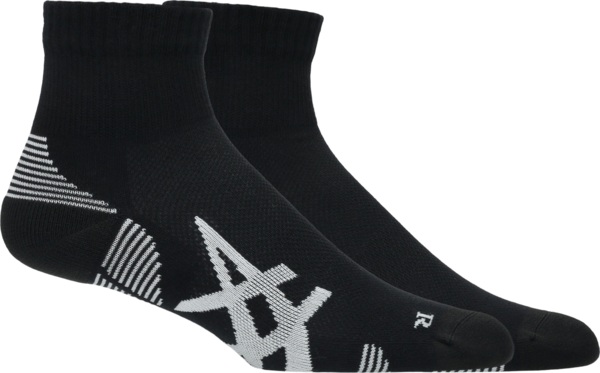 

Носки спортивные Asics 2 Pack Cushioned Run Quarter Sock 3013B358-001 39-42 2 шт черные
