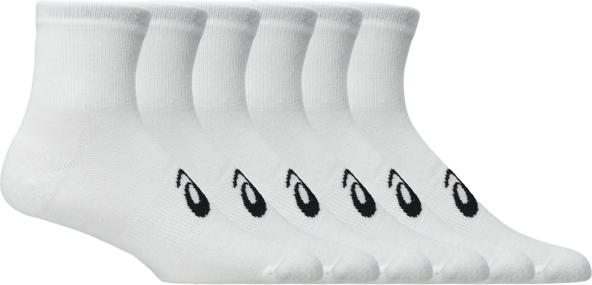 Носки короткие Asics 6 Pack Quarter Sock 3033C303-100 39-42 6 шт белые фото 1