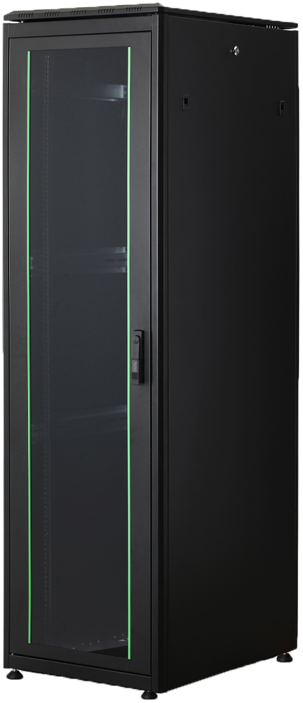 Шафа DIGITUS 19", 42U, Network Unique 600x800 мм Black (DN-1942U-6/8-B-1)фото1