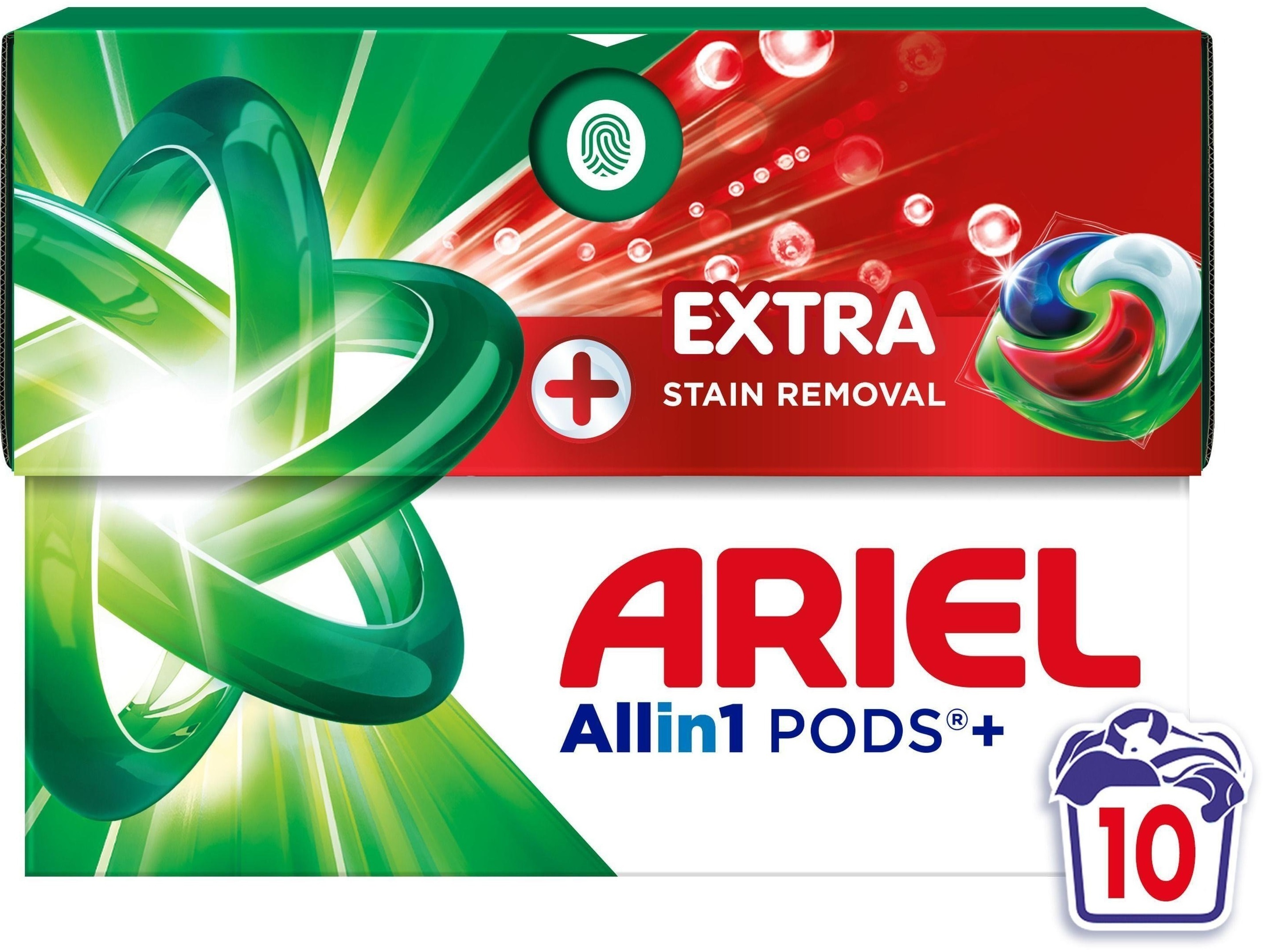 Капсули для прання Ariel All-in-1 Pods+ Extra Stain Removal 10 шт x 23,9 гфото1