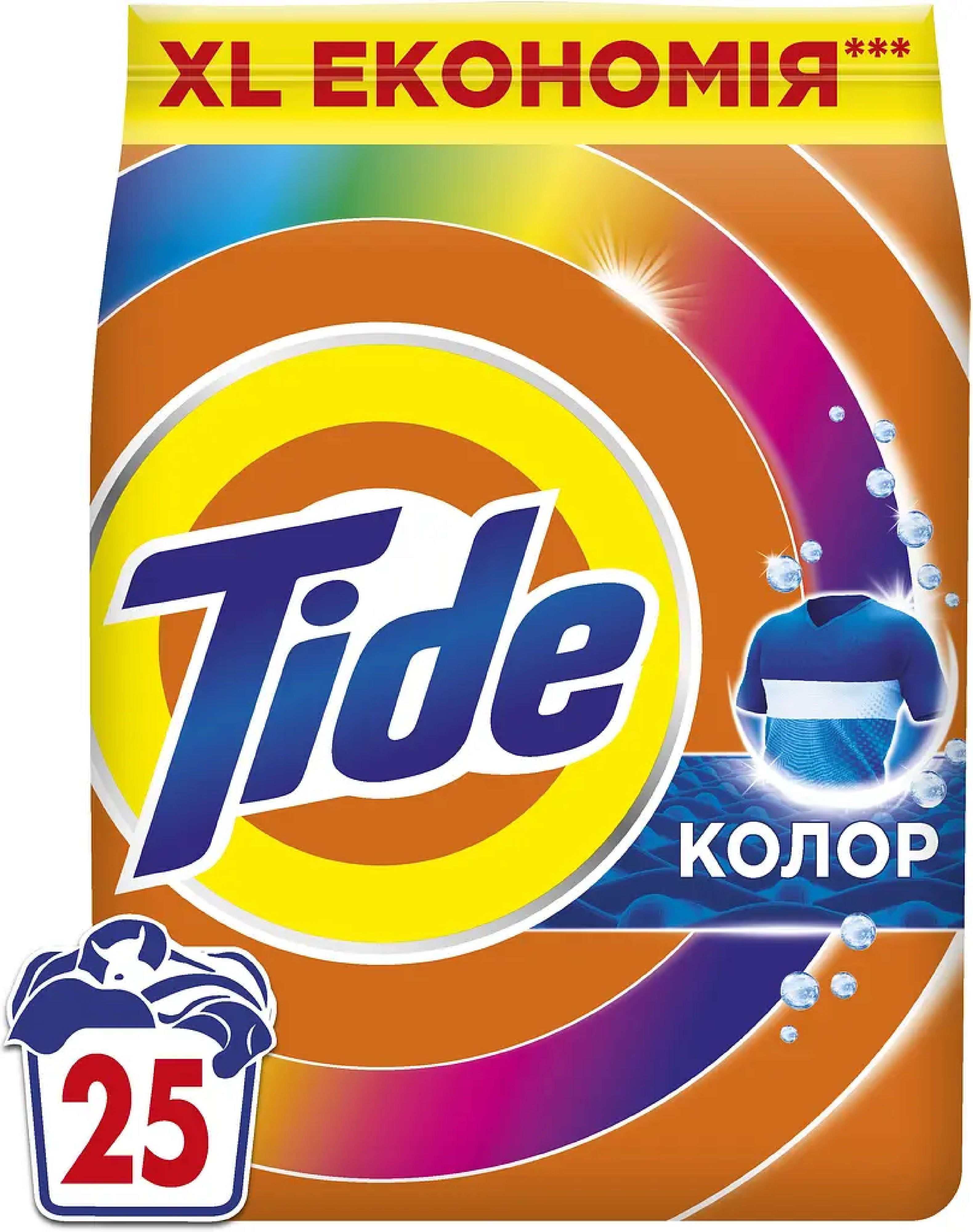 Стиральный порошок Tide Аква-Пудра Колор Автомат 3,4 кг фото 1