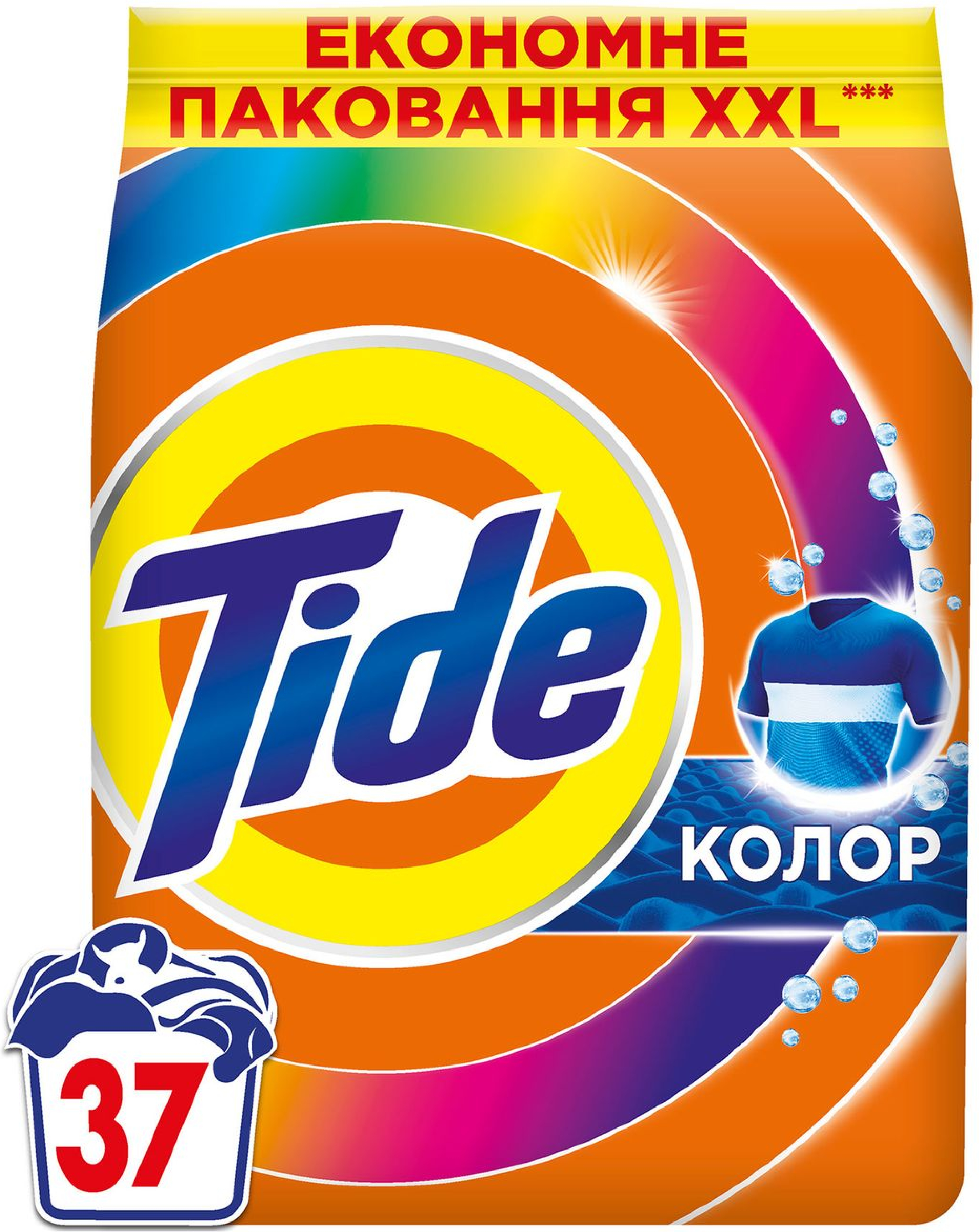 Пральний порошок Tide Аква-Пудра Колор Автомат 5 кгфото1