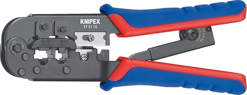 Клещи обжимные KNIPEX Western, для обжима наконечников 190мм (97-51-10-SB) фото 1