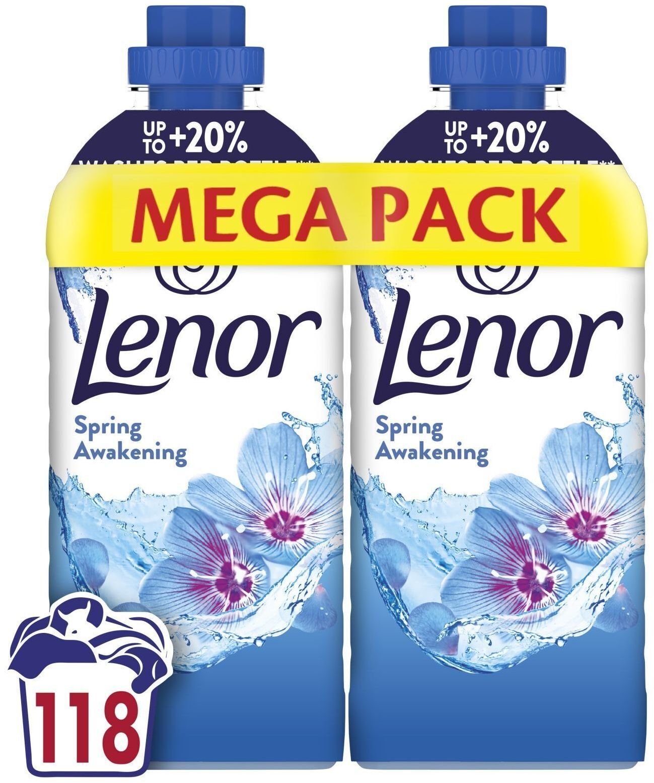 Кондиционер для белья Lenor Пробуждение весны 2 x 1,239 л фото 1