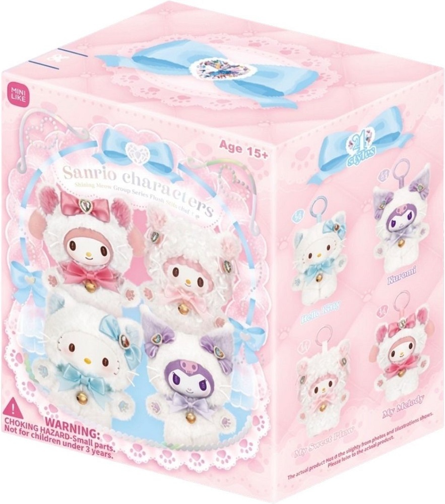 Мягкая игрушка-сюрприз на клипсе Pop Top Sanrio – Мечта с бантиком (25MR-015) фото 1
