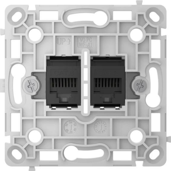 Реле розетки Ajax OutletCore LAN Vertical черная (000058896)