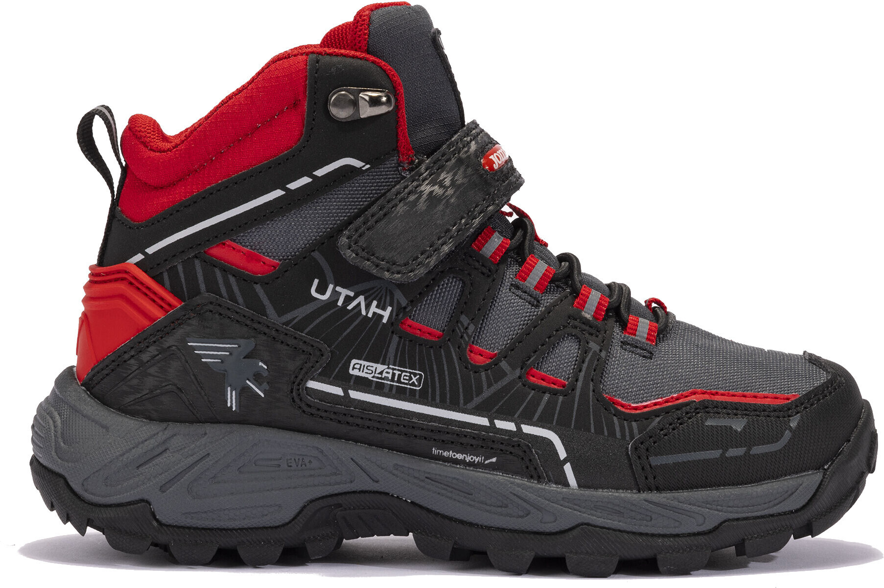 Ботинки детские JOMA Utah Jr 2401 Black Red JUTAHW2401V 36 черные фото 1
