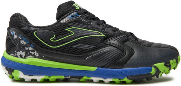 Сороконожки мужские JOMA Liga 5 2401 Black Turf LIGS2401TF 44 черные