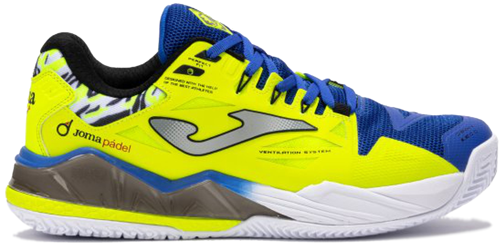 Кроссовки для тенниса мужские JOMA Spin Men 2509 Royal Yellow TSPINS2509OM 43 синие фото 1